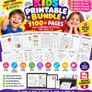 Kids Activity Mega Bundle (1178 Pages)